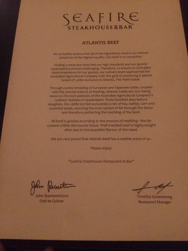 سي فاير ستيك هاوس - مطاعم in دبي - photo 6