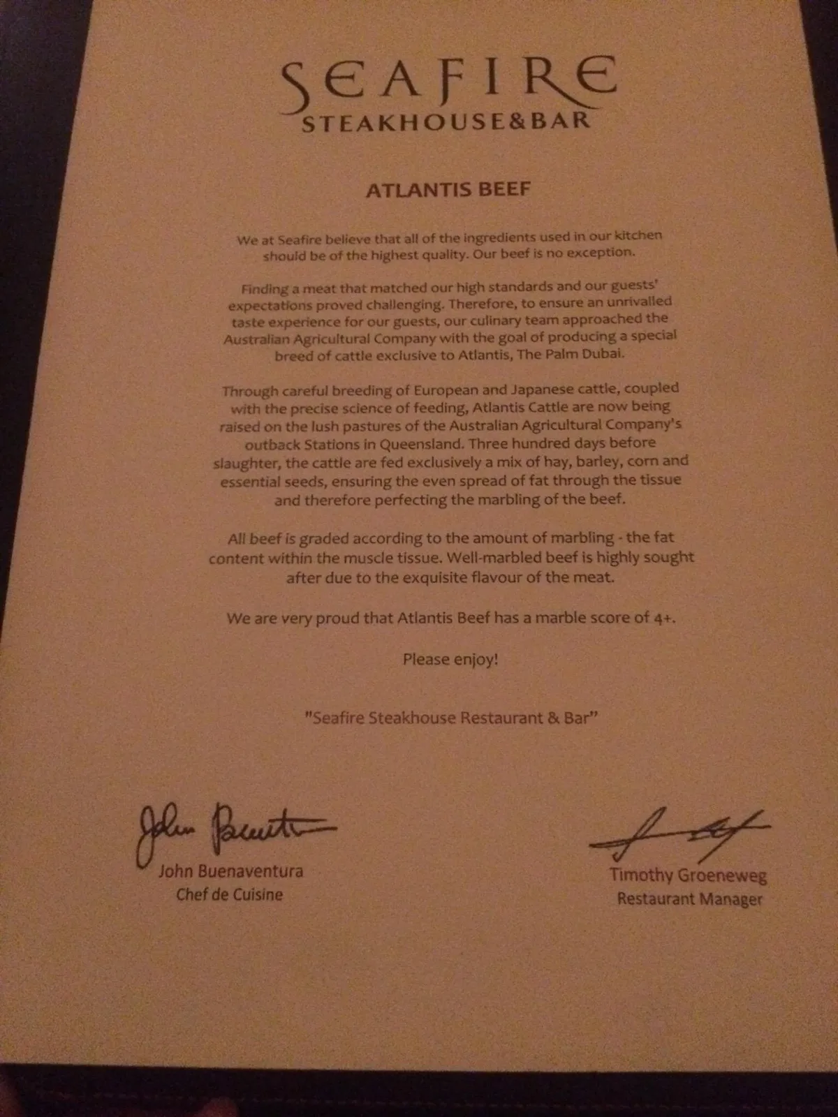 سي فاير ستيك هاوس - مطاعم in دبي - photo 6